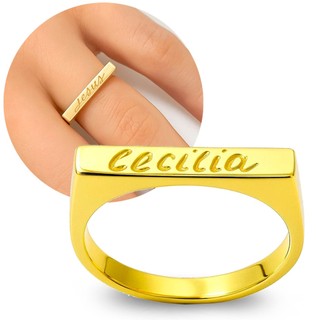 Anel Chapinha Moeda Antiga Original Personalizado Cor Ouro
