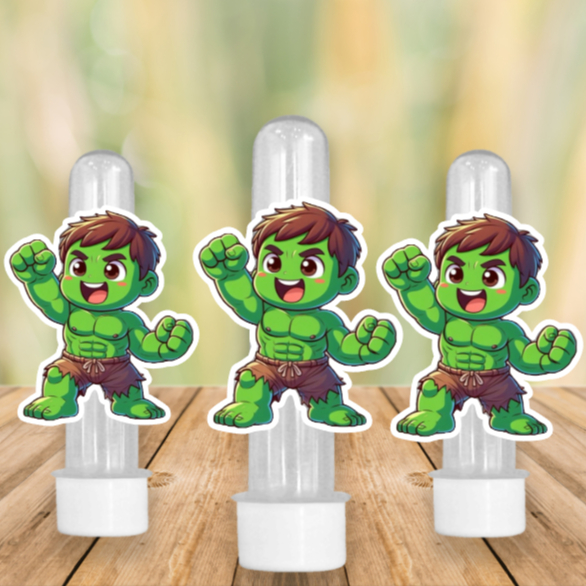 Apliques  HULK BABY CUTE HEROIS 6x4cm – Lembrancinha e Decoração  Festa - SORTIDOS