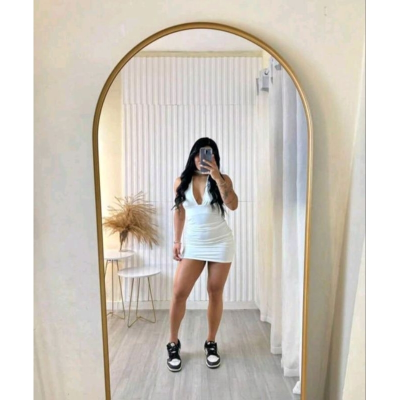 Vestido feminino/ vestido multiforme de amarração/vestido gringo/ vestido drapeado /vestido suplex.