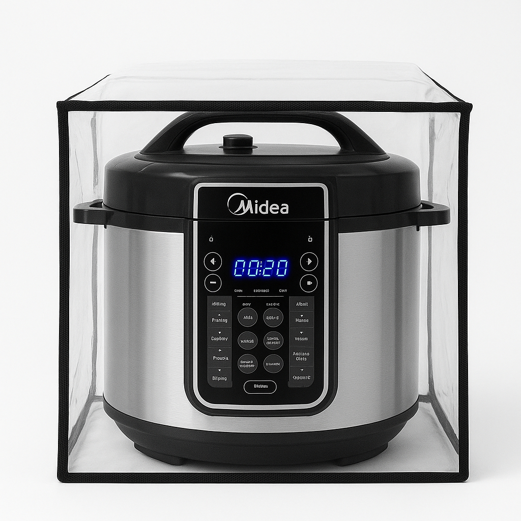 Capa para Panela de Pressão Elétrica 6L , 5L , 4Litros Transparente