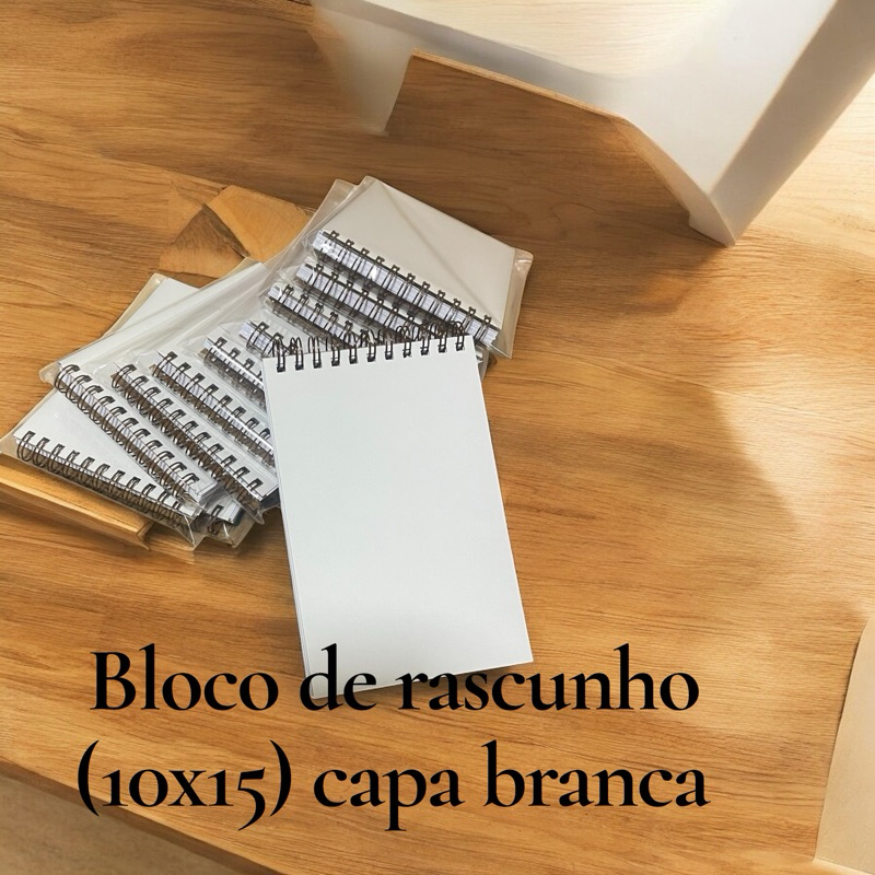 10blocos/rascunho/wire-o/cobre/com60folhas/papelsulfite(10x15)
