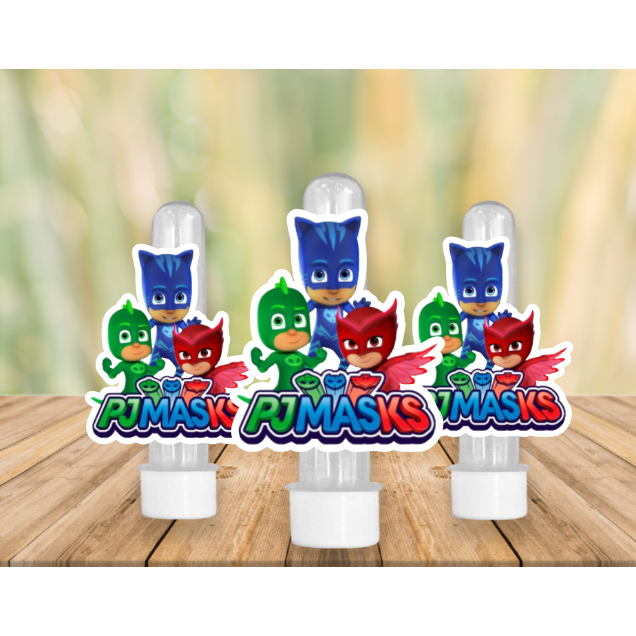 Apliques MENINO GATO  PJ MASK  6x4cm – Lembrancinha e Decoração  Festa - SORTIDOS