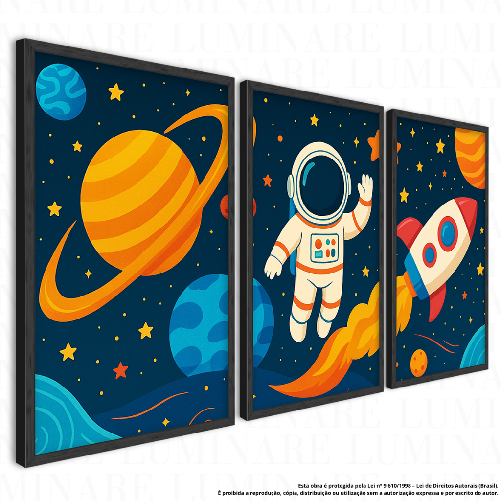 Astronauta Quadro Decorativo: Onde Comprar | BuscaProdutos