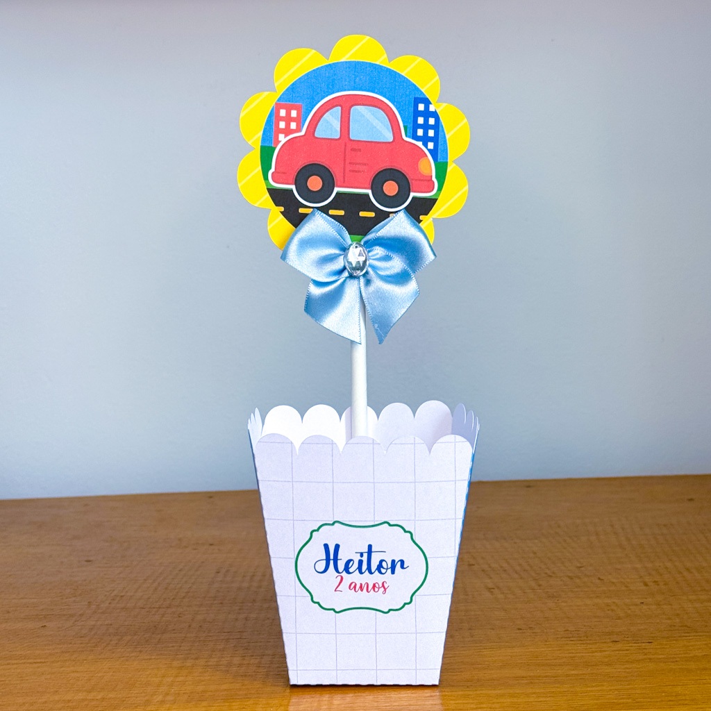 Centro de mesa Menino QUALQUER TEMA Pegue e monte personalizados Lembrancinhas decoração cachepot