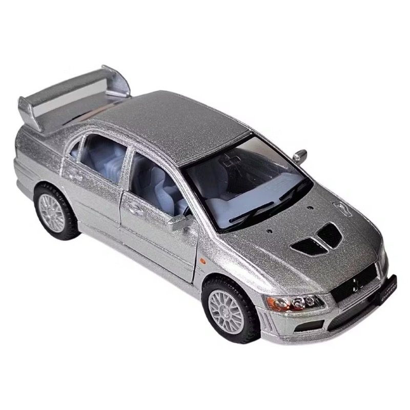 Miniatura De Ferro Mitsubishi Lancer EVO VII 12.5cm 1/36