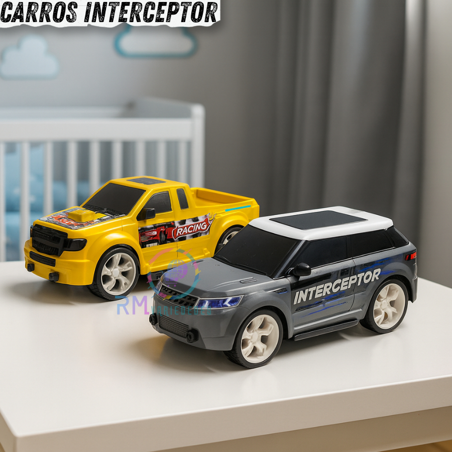 Brinquedo Carro de Corrida Pick up Racing Nitro Realista Carrinho Interceptor Police
