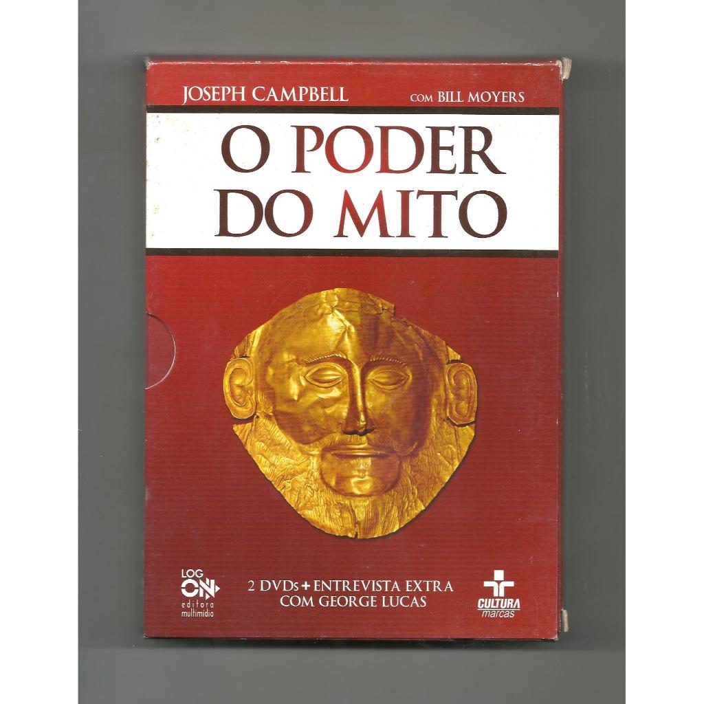 DVD Duplo - O poder do mito (Joseph Campbell/Bill Moyers) - Nacional - 1988 - genero: documentario