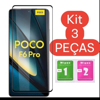Película De Vidro 3D Para Xiaomi Poco F6 5g/ Poco F6 Pro 5g em Oferta na Shopee