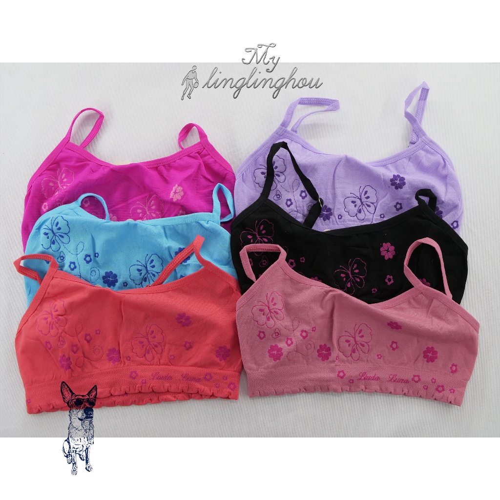 SUTIÃ TOP SEM BOJO COM ALÇA DE REGULAGEM INFANTIL///1084