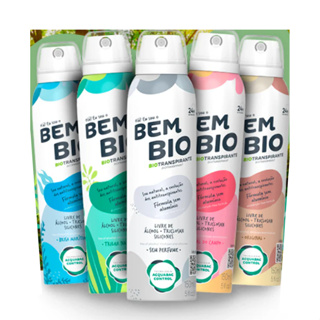 Desodorante a Base D'água sem Alumínio BemBio 150ml Hipoalergênico Livre de Metais Sem Álcool Antialérgico em Oferta na Shopee