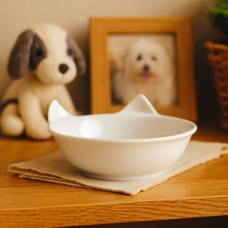 2 Comedouro Gato Ração Pet Porcelana 320ml Bebedouro Tigela com Orelha Gatos Tigelas Bowl Tigela em Oferta na Shopee