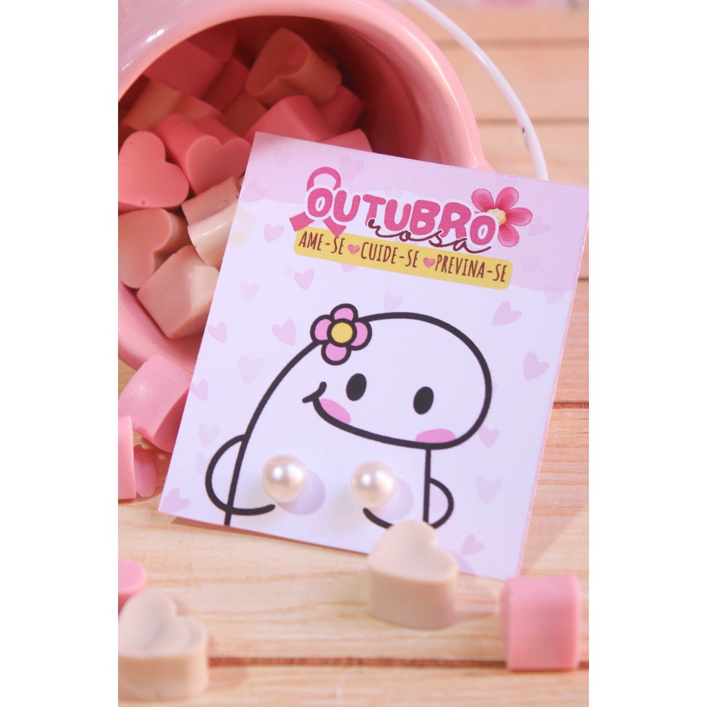 Tag para brinco / Mimo para Cliente Outubro Rosa