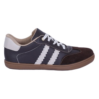 Tênis Feminino Casual Leve e Confortável em Couro Legítimo + Camurça em Oferta na Shopee