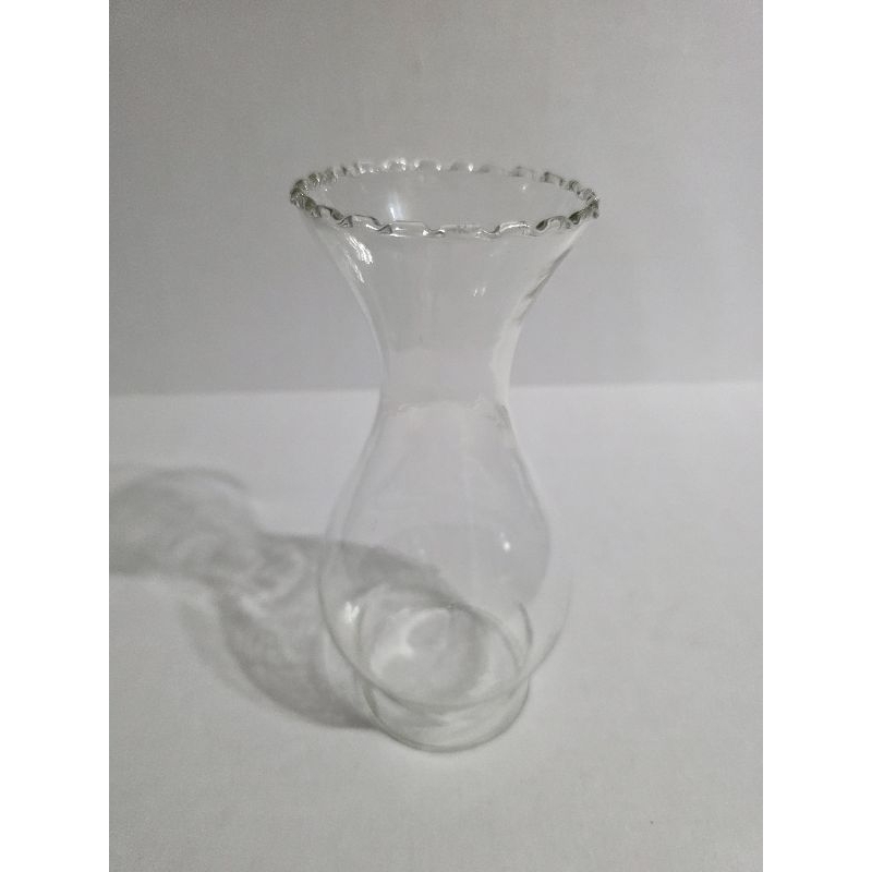 cúpula manga de vidro lampião antigo C3397