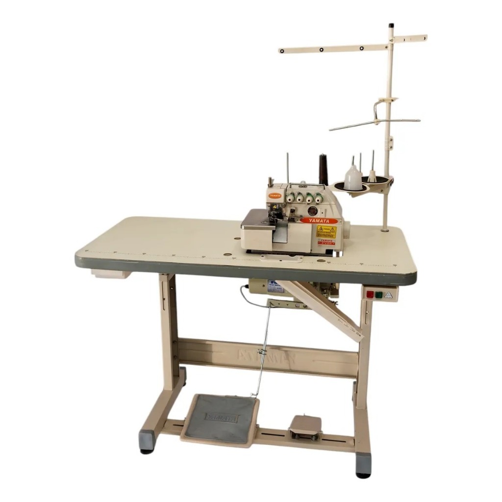 Máquina de Costura Industrial Interlock FY55 Yamata COMPLETA com mesa