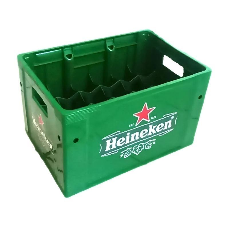 Engradado verde para garrafas 24 garrafas 600ml verde marca famosa usadoretornavel