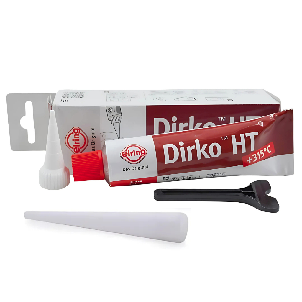 Cola Líquida Elring Dirko™ HT Silicone Vermelho +315°C
