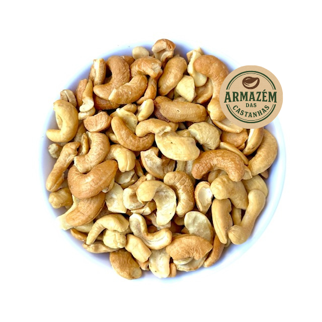 Castanha de Caju Banda Torrada Com Sal Embalada a VÁCUO em Oferta na Shopee