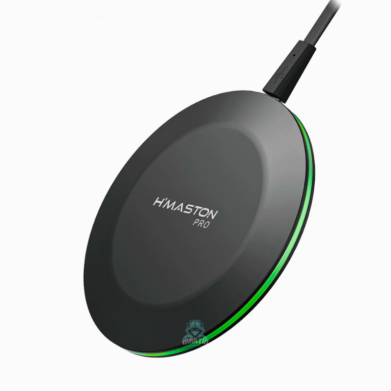 H'maston YS-28 Carregador Turbo Wireless Qi 20w Sem Fio Indução Para Celular Rápido LED