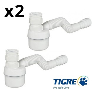 Sifão Copo Multiuso Universal Sanfonado Branco Cozinha Banheiro Tigre em Oferta na Shopee