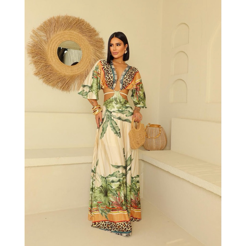 Vestido Coral Longo na Black Friday 2025 | BuscaProdutos