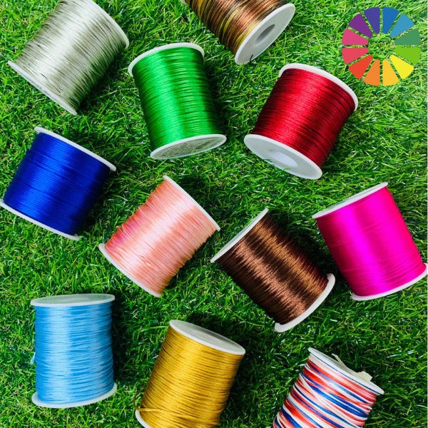 Fio de Seda - Rabo de Rato - Colorido  NOVAS CORES 100 Jardas Perfeito Para Customização em Oferta na Shopee