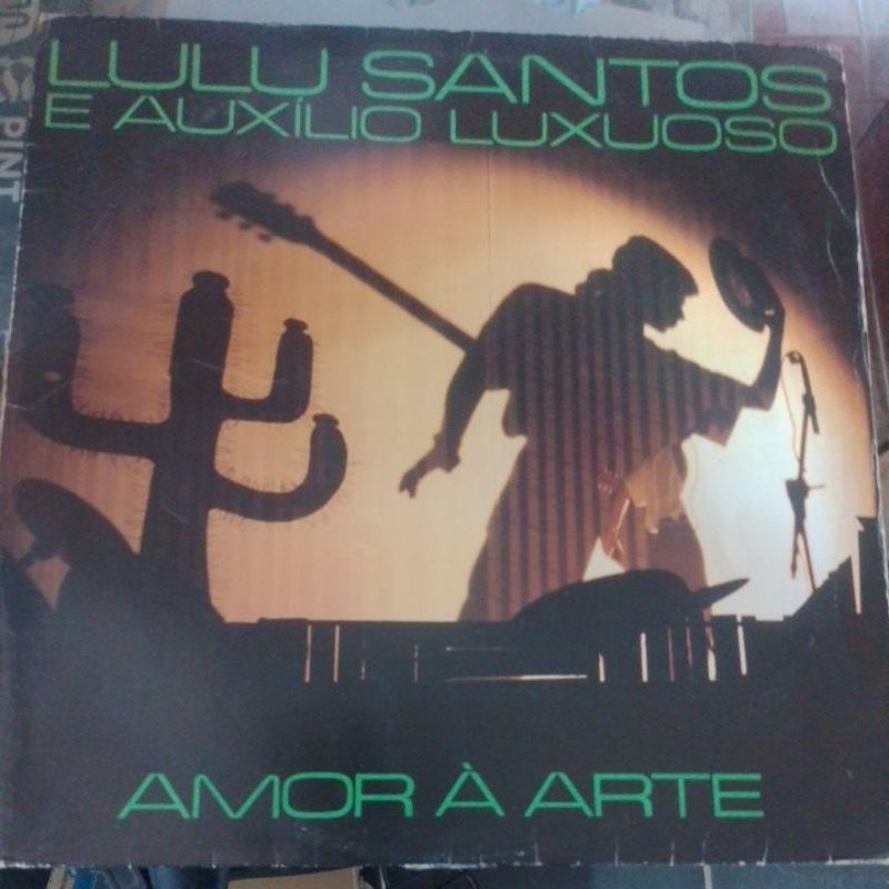 LP - LULU SANTOS  E AUXILIO LUXUOSO (AO VIVO) AMOR À ARTE