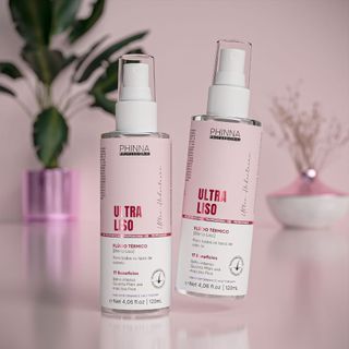 Protetor Térmico Antifrizz Kit 2x Fluido Ultra Liso Mágico Cabelos Sempre Lisos
