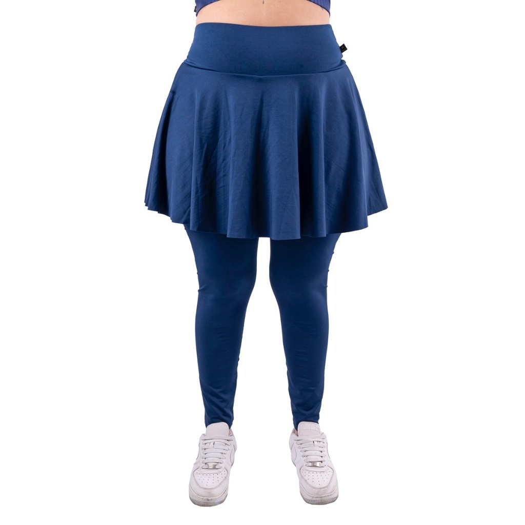 Calça Legging Saia Suplex Plus Size Alta Sustentação Academia Fitness em Oferta na Shopee