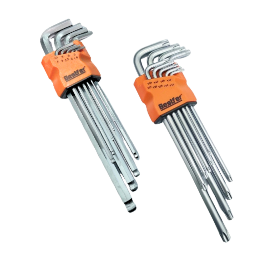 Kit Jogo Chave Allen Alem + Jg Torx Longa C/furo 18pç em Oferta na Shopee