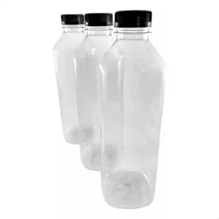 Kit 50 Unidades Frasco/Garrafa pet 1L com Tampa Rosca e Lacre em Oferta na Shopee