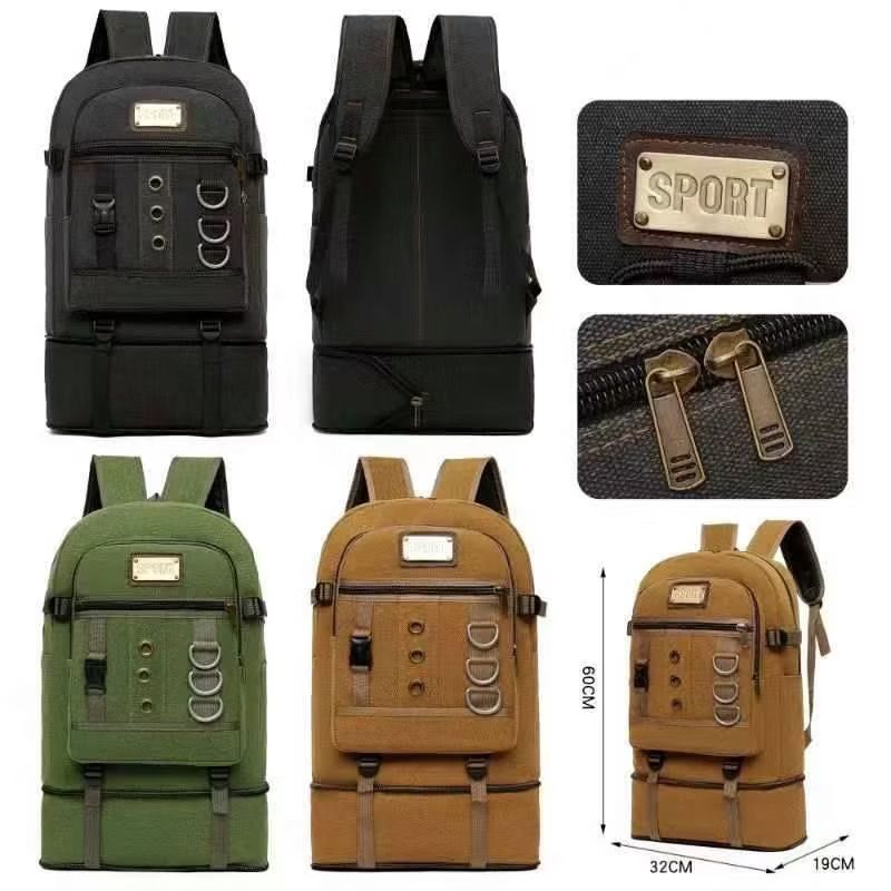 Mochila de Viagem Grande de 50L à resistente a Água / Mochila Esportiva em Oferta na Shopee