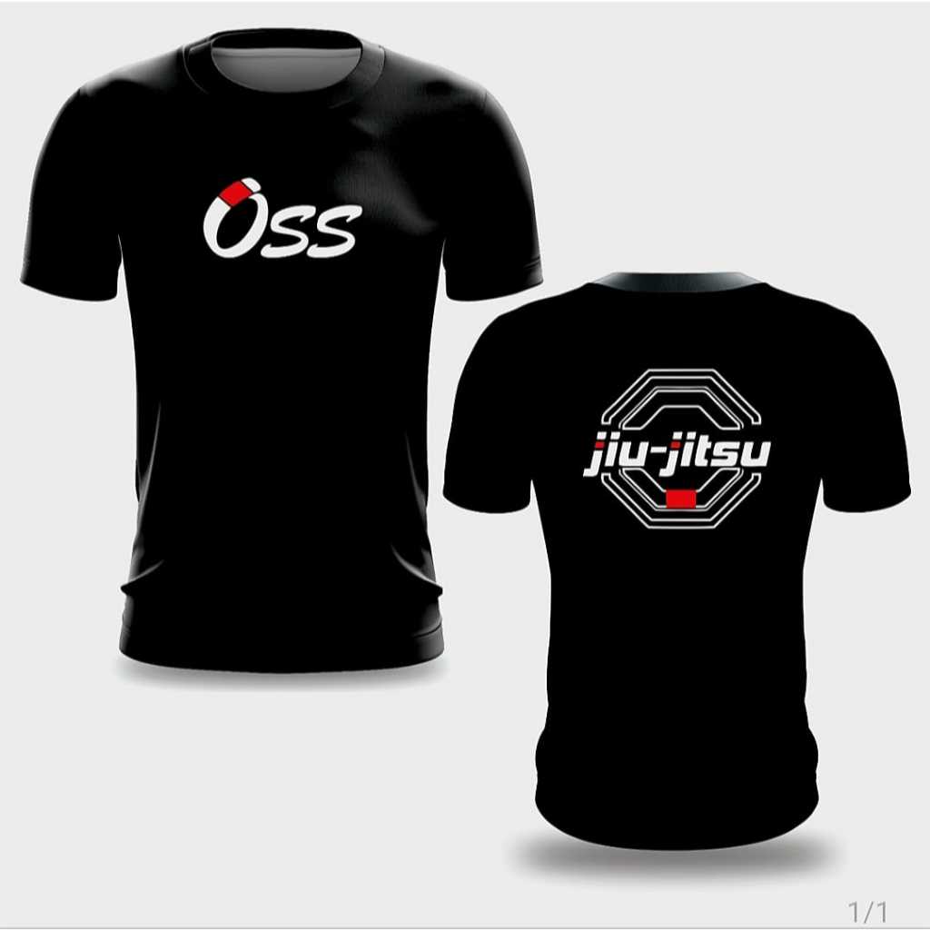 Camiseta/Camiseta Youze Jiu- Jitsu Oss dryfit 3d Treino - Corrida - Luta - Academia Protecao UV em Oferta na Shopee
