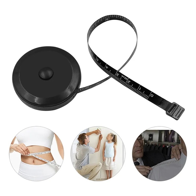 Fita Métrica Retrátil 150cm / 60inch – Costura Academia Medidas Corporais e Domésticas em Oferta na Shopee