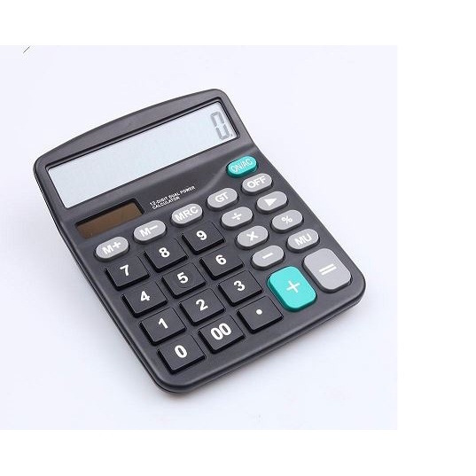 Calculadora De Mesa Escritório Display 12 Dígitos Simples de Mão