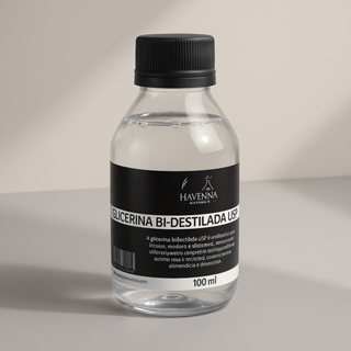 Glicerina Bi-destilada Vegetal 100% Pura 100ml em Oferta na Shopee