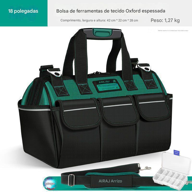Caixa de Ferramentas Profissional/ com alça Bolsa de Armazenamento Multiuso para Ferramentas tecido Oxford