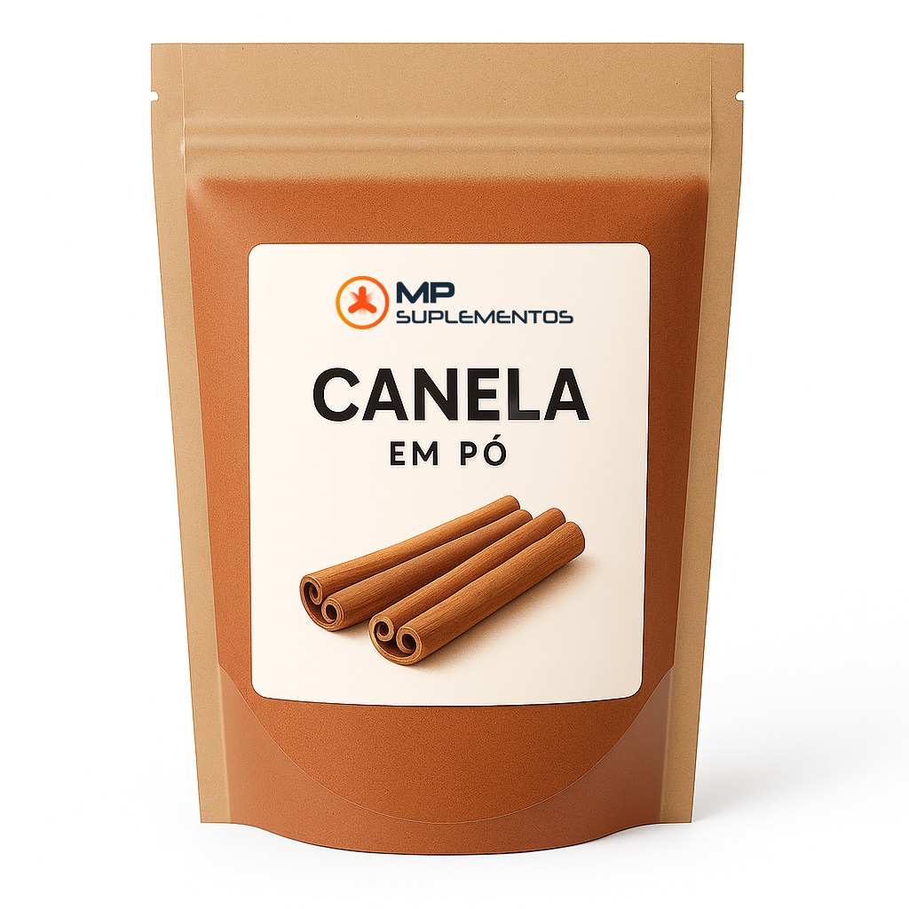Canela em Pó 500g Natural Pura Importada Sem Açúcar Sem Glúten para Café Doces e Receitas