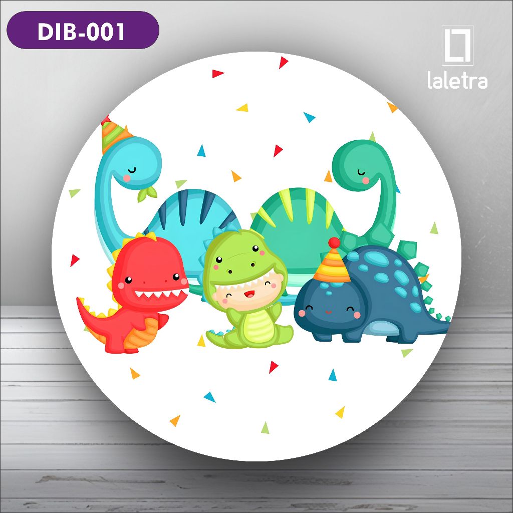 Capa Painel Redondo de Festa Veste Fácil Sublimados Tema Dino Baby Decoração Exclusiva. em Oferta na Shopee