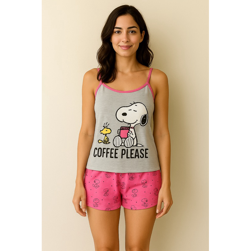 conjunto short doll personagens malha Promoção/Revenda em Oferta na Shopee