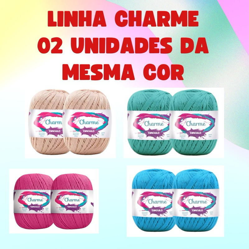 Linha Charme Círculo 100% ALGODÃO 396mts - 2 ou 3 UNIDADES DA MESMA COR.