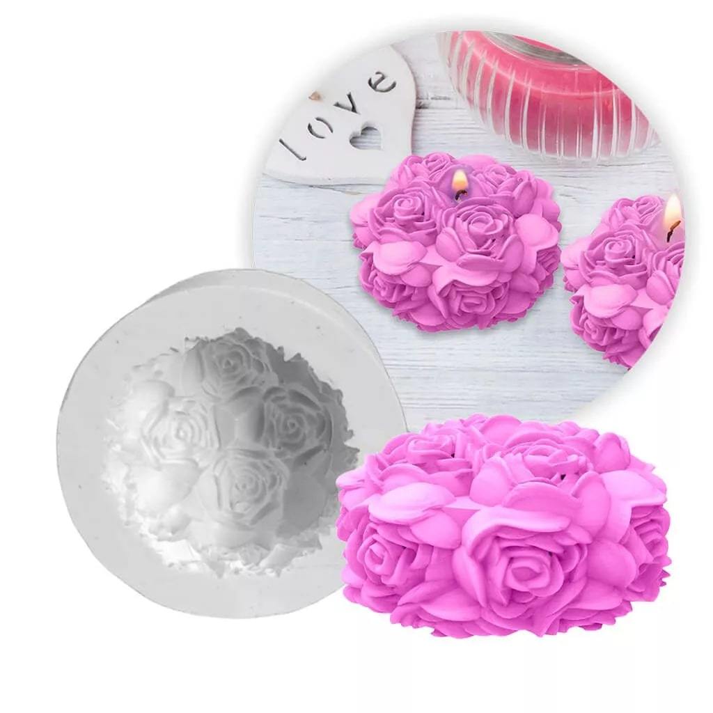 Molde de Silicone Provence Rosas Redelease