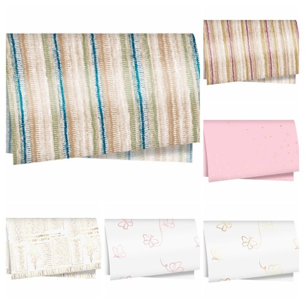 Poli 400 Acetinado Tipo Coreano 58cmx58cm 20fls Branco/Ouro em Oferta na Shopee