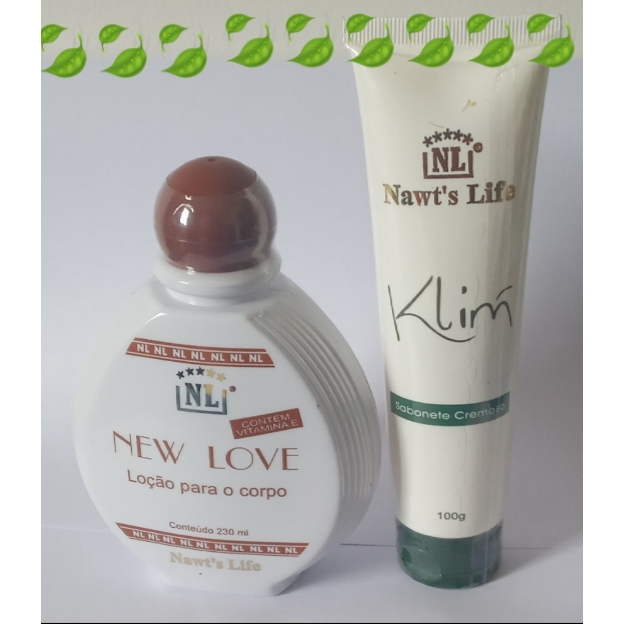 Kit New Love 230 ml e Sabonete Klim 100g Nawt's Life