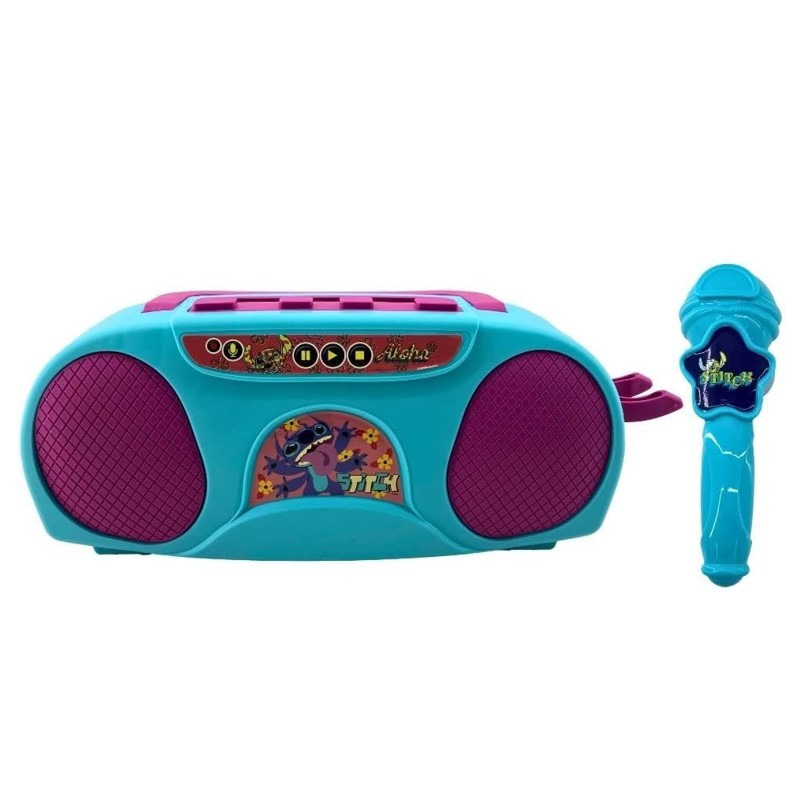 Boombox Karaokê Disney Stitch - Candide em Oferta na Shopee
