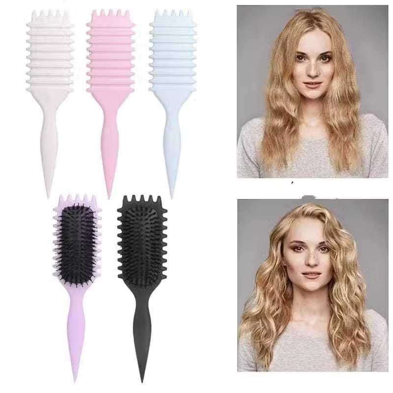 Escova Onda Finalizadora Beauty Flash Definição de Cachos e Finalização para Cabelo Cacheado Crespo Cores Vários