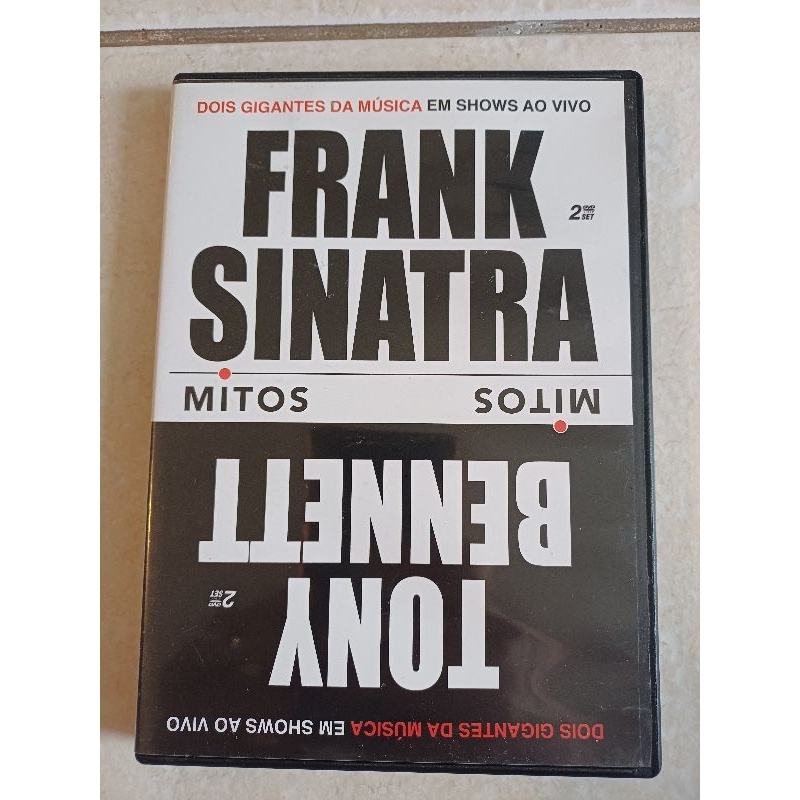 Frank Sinatra + Tony Bennett - DVD seminovo