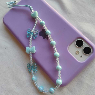 Pulseira de Celular Fofa com Lacinhos – Acessório de Bolsa e Chaveiro Strap Phone em Oferta na Shopee