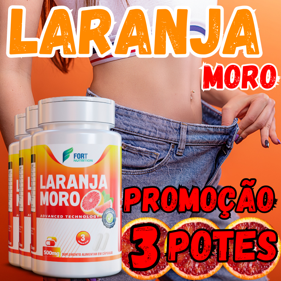 Suplemento de Laranja Moro Premium 500mg