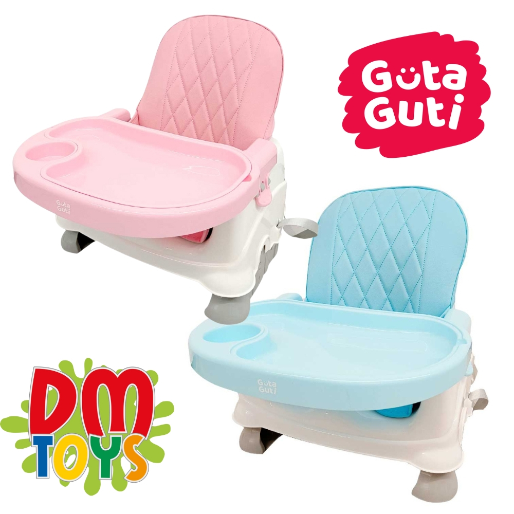 Cadeira de Alimentação Refeição Papinha Booster Cadeirinha Infantil Portátil DM Toys Rosa / Azul em Oferta na Shopee